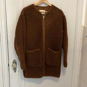 Wilfred Free Sherpa zip up